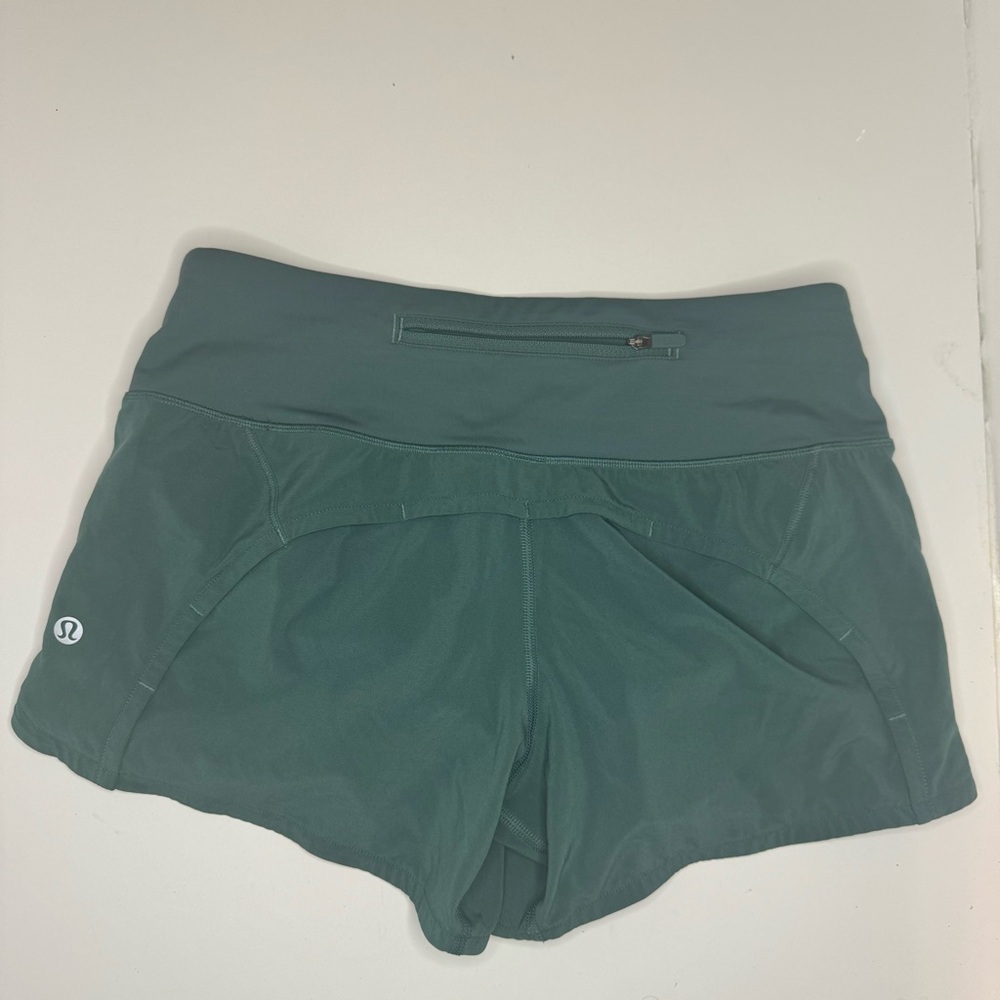 Size 2 Lululemon shorts blueish green